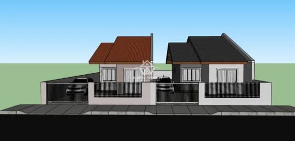 Casa nova à venda no Bairro Araponguinhas em Timbó