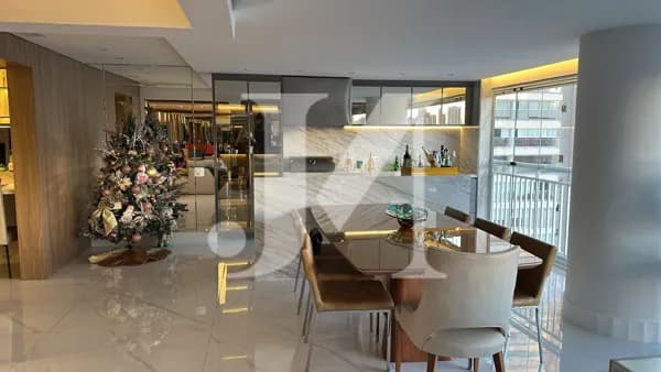 Apartamento Alto Padrão de 242m², 4 Suítes, Sala 3 ambientes e 4 Vagas no Condomínio Praça das Águas - Tatuapé. 🏢