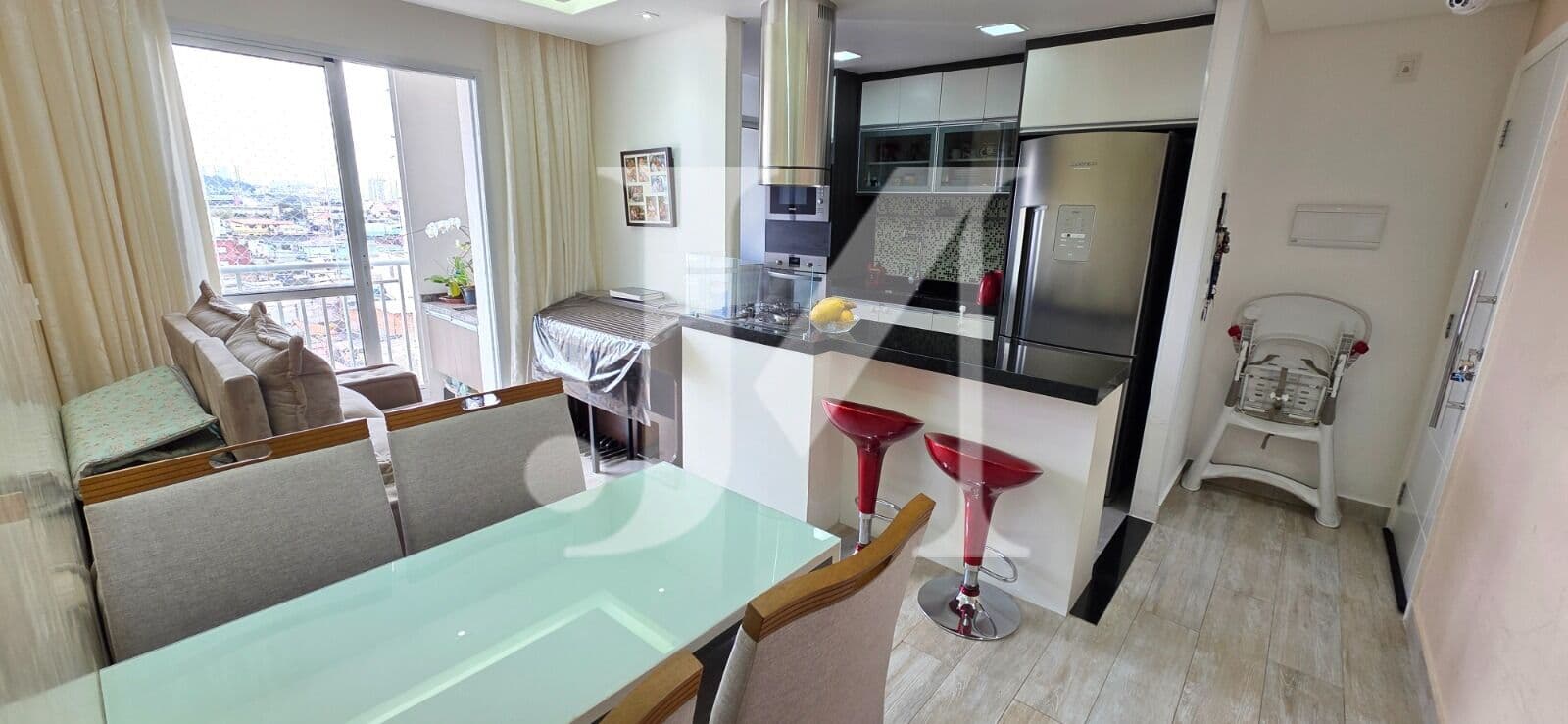 Apartamento Padrão de 56m², 2 Dormitórios, sendo 1 Suíte e 1 Vaga no Condomínio Lisse Residence - Vila Ema 🏢