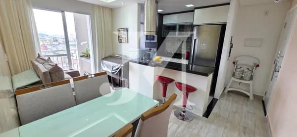 Apartamento Padrão de 56m², 2 Dormitórios, sendo 1 Suíte e 1 Vaga no Condomínio Lisse Residence - Vila Ema 🏢