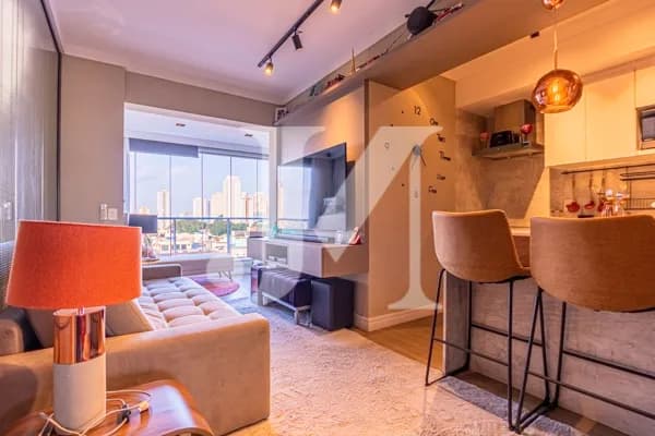 Apartamento Mobiliado de 52m², 1 Dormitório com 1 Suíte e 1 Vaga no Condomínio Red Tatuapé no Tatuapé