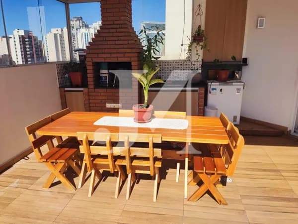Cobertura Duplex de 131m², 3 Dormitórios e 2 Vagas no Condomínio Conjunto Residencial Serra Alta.
