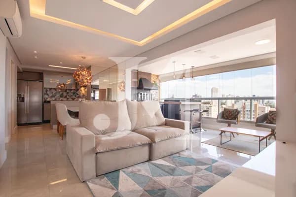 Apartamento de 90m² com Varanda Gourmet, 2 Suítes, 3 Vagas, 1 Depósito e Living amplo no Condomínio The Address 🏢