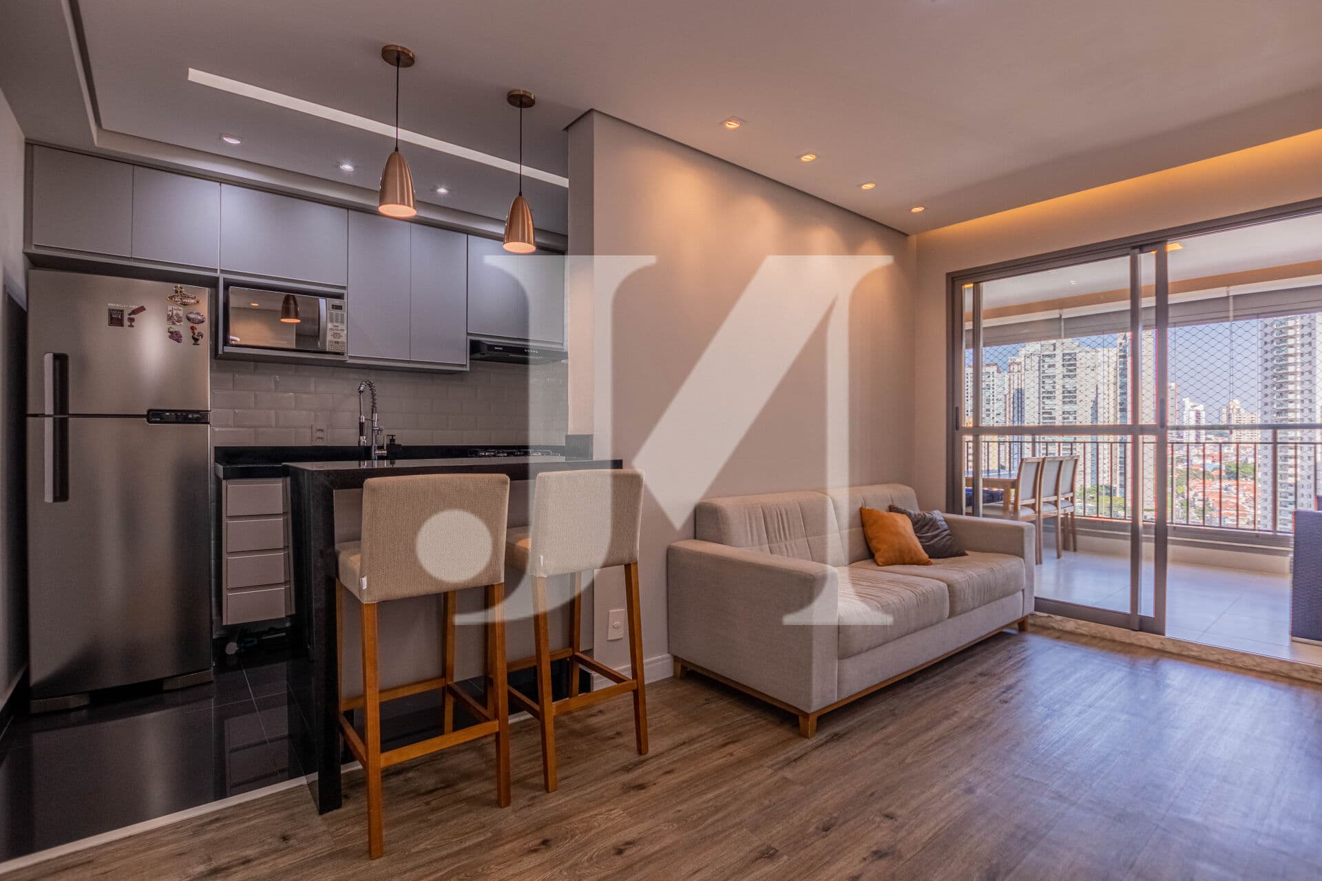 Apartamento de 68m², Varanda Gourmet, 2 Dormitórios, 1 Suíte e 2 Vagas no Condomínio Native Cyrela Tatuapé