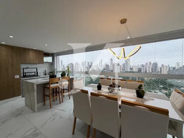 Apartamento de 165m², 3 Suítes/1 Suíte Master com closet e ar condicionado, 1 lavabo e 3 vagas no Condomínio Araribá Home Resort na Vila Regente Feijó. 🏢