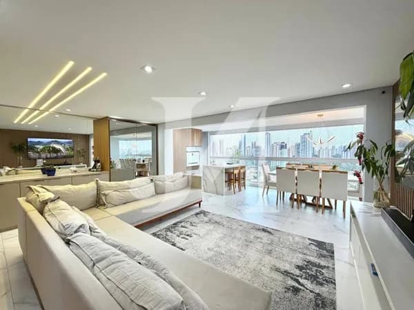 Apartamento de 165m², 3 Suítes/1 Suíte Master com closet e ar condicionado, 1 lavabo e 3 vagas no Condomínio Araribá Home Resort na Vila Regente Feijó. 🏢
