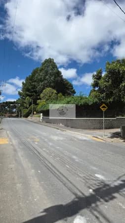 Terreno na area central de Campo Alegre, com 1.229,81 m2, escriturado, frente para o asfalto