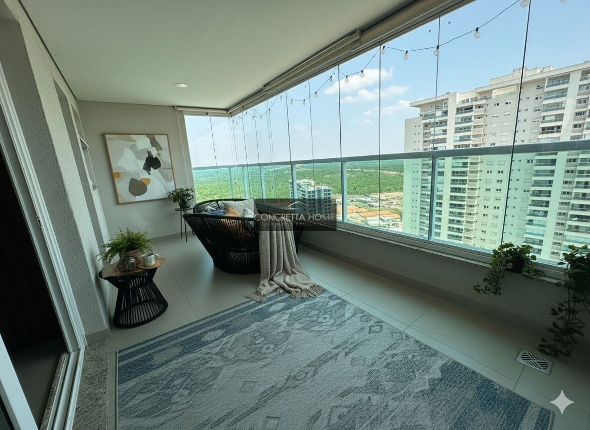 Apartamento Brasil Beach - 138m² - 3 Suítes - Vista Lagoa e Chapada