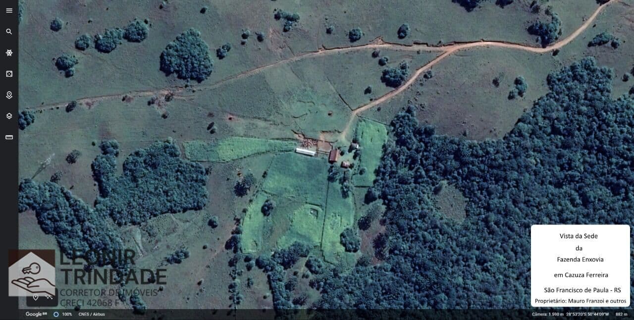 Fazenda para criação de gado em São Francisco de Paula