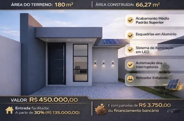 OPORTUNIDADE IMPERDÍVEL BAIRRO AERONAUTAS LAGOA SANTA! CASA 2 QUARTOS PROXIMO AO SHOPPING DE LAGOA SANTA