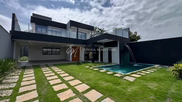 CASA MODERNA COM 4 SUÍTES, PISCINA COM SAUNA E ÁREA GOURMET VILA DOS IPÊS – LAGOA SANTA