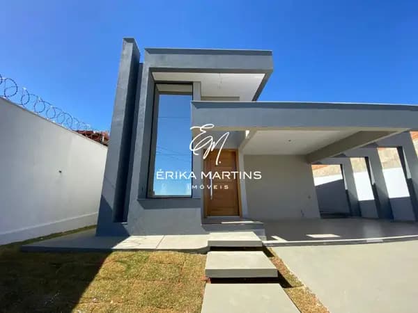 Casa 03 Quartos 01 é uma suíte com closet no bairro Vila dos ipês - Lagoa Santa/MG
