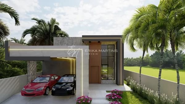 Casa moderna à venda 3 quartos sendo 1 suíte, em Lagoa Santa – Bairro Vila dos Ipês