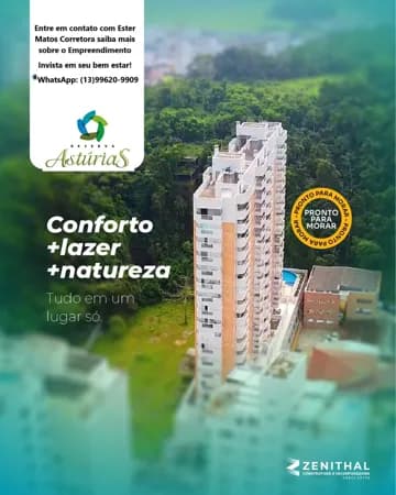 Apartamento Alto Padrão 1/2 ou 3 dormitórios - Astúrias - Guarujá -SP
