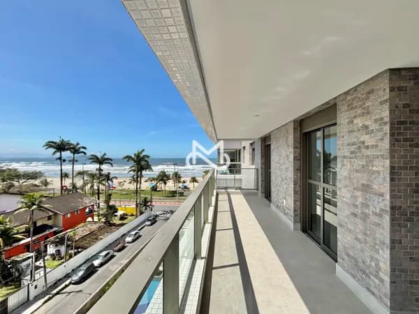 Apartamento frente mar no Centro de Bertioga