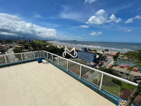 Cobertura com vista para o mar no Centro de Bertioga/SP