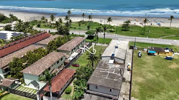 Terreno frente mar no Jardim Indaiá, Bertioga/SP