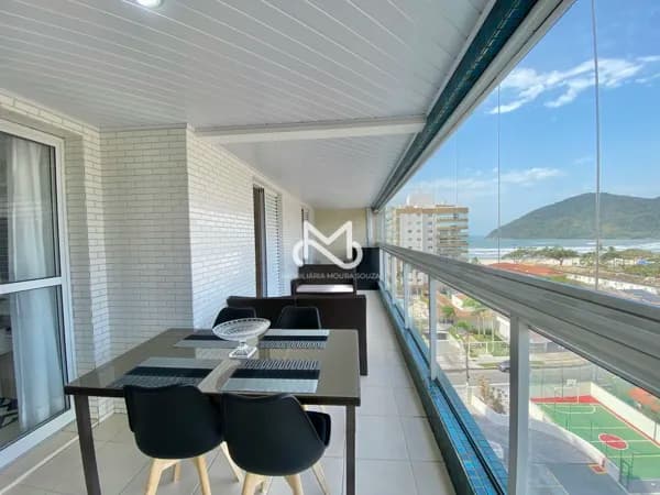 Apartamento com vista para o mar no Centro de Bertioga