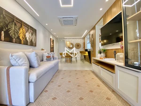 Apartamento a 240m da praia no Módulo 02 na Riviera de São Lourenço