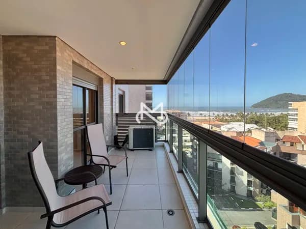 Apartamento com vista para o mar no Centro de Bertioga/SP