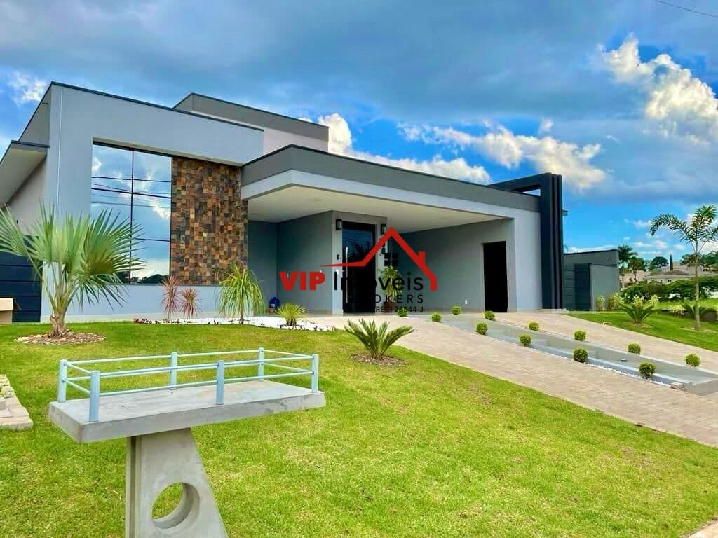 Magnífica casa Térrea de Alto Padrão com 4 suítes no Condomínio Residencail dos Lagos