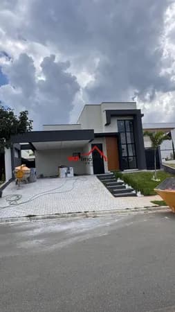 Linda casa térrea com 163m² de ára construída no Condomínio Gran Ville São Venâncio