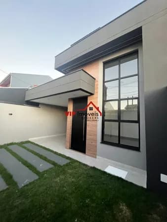 Excelente casa térrea nova com 3 dormitórios sendo 1 suíte
