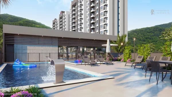 Apartamento em Condominio Clube - 2 dormitórios com entrada Parcelada