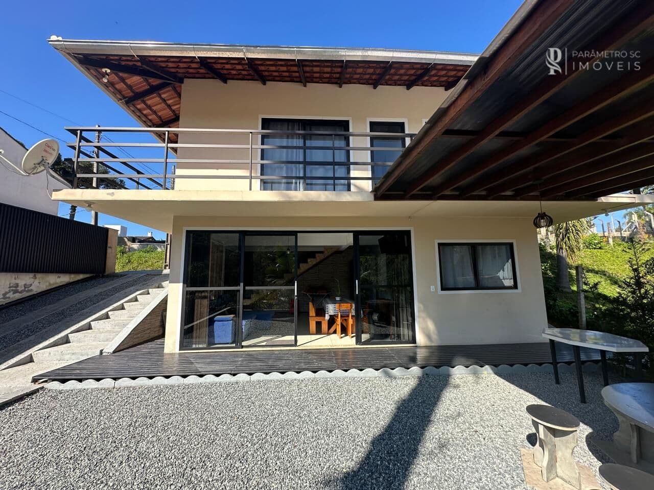 Casa na Represa em Alto Palmeiras, Rio dos Cedros/SC