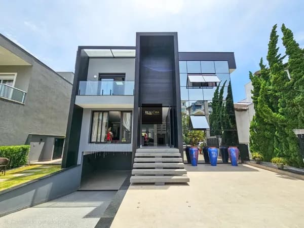 ⭐ Mansão com VISTA PARA O LAGO no Swiss Park!