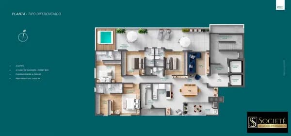Apartamento Garden à Venda no Edifício Las Brisas em Balneário Camboriú - SC
