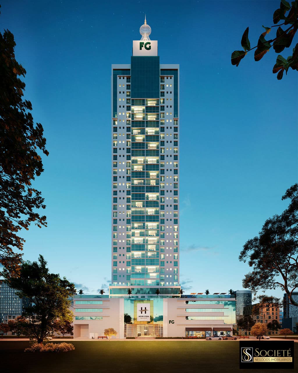 Apartamento Central no Horizon Tower