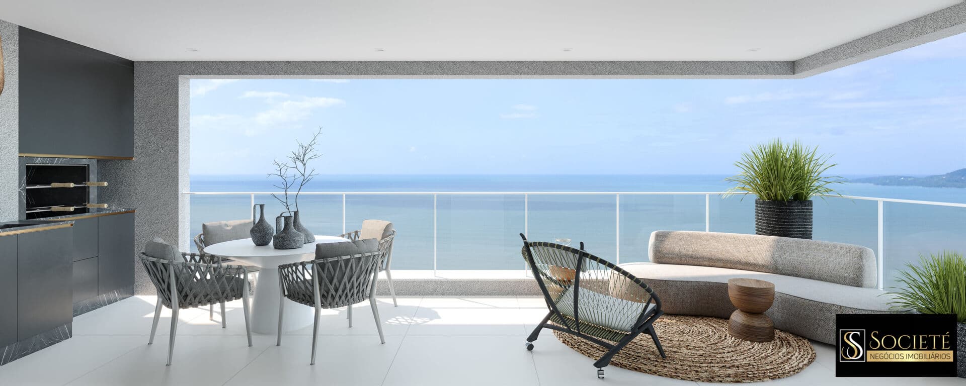 Apartamento Quadra Mar no L'atelier Concept Homes