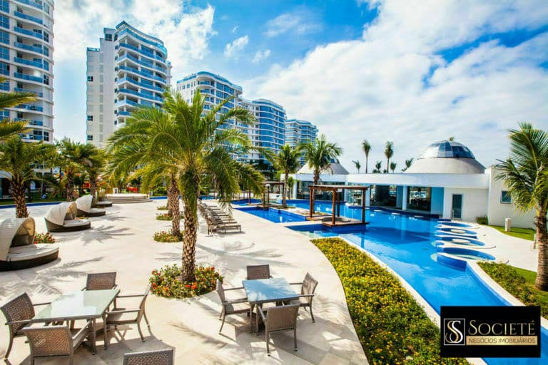 Apartamento Quadra Mar no Brava Home Resort