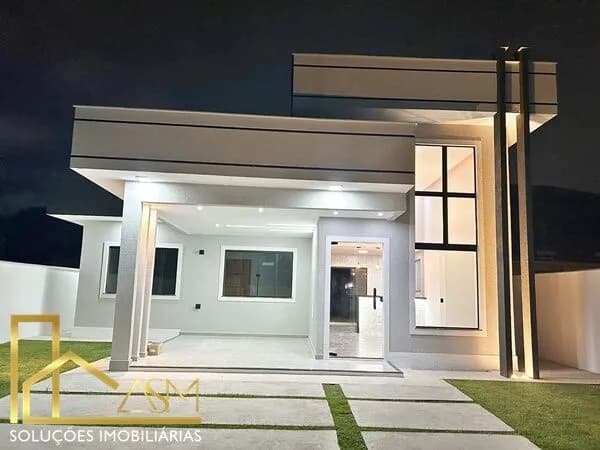 Linda casa com 3 quartos (1 suíte), sala pé direito alto, cozinha estilo americano, espaço gourmet…