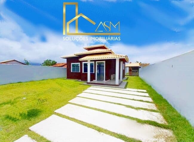 Casa Próxima a Praia e Comércio, c/ Churrasqueira, em Jardim Atlântico Leste, Maricá
