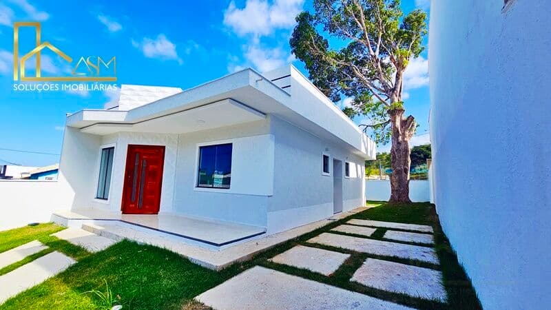 Casa Maravilhosa com Churrasqueira e Quintal, em Caxito, Maricá, RJ