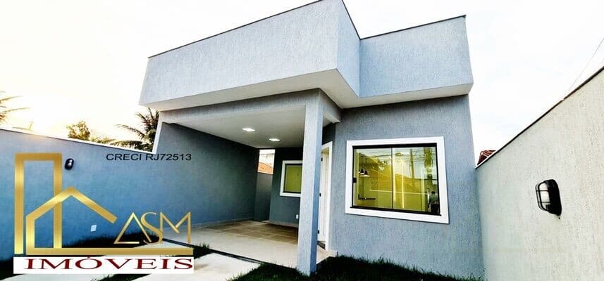 Ótima Casa bem Localizada com 3 Quartos (1 Suíte), c/ Varanda gourmet em Itaipuaçú.