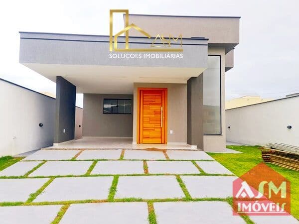 Casa Linear em Condomínio Maravilhoso, 3 Quartos (1 Suíte), em Pindobas - Maricá - RJ