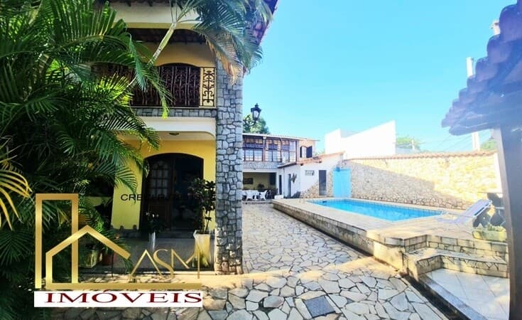 asa Maravilhosa c/ 5 Quartos (Sendo 1 Suíte) c/ Piscina, Localizada em Centro, Maricá - RJ