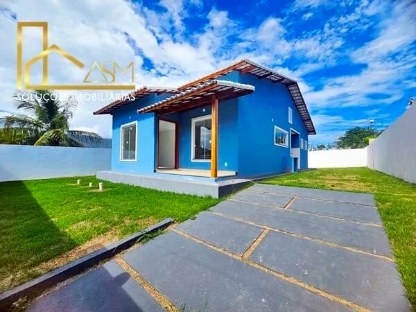 Casa Linear com 3 Quartos (1 Suíte c/ Closet), em Manu Manuela, Maricá, RJ
