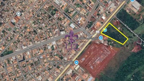 Área Industrial com frente para o Anel Rodoviário da BR 163 em Campo Grande MS