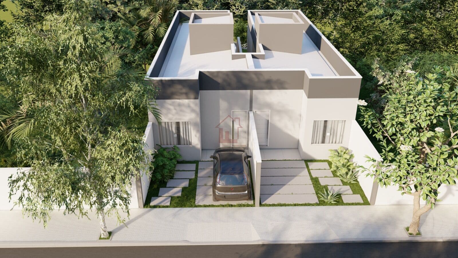 Casa Nova - Entrada financiada com o construtor!