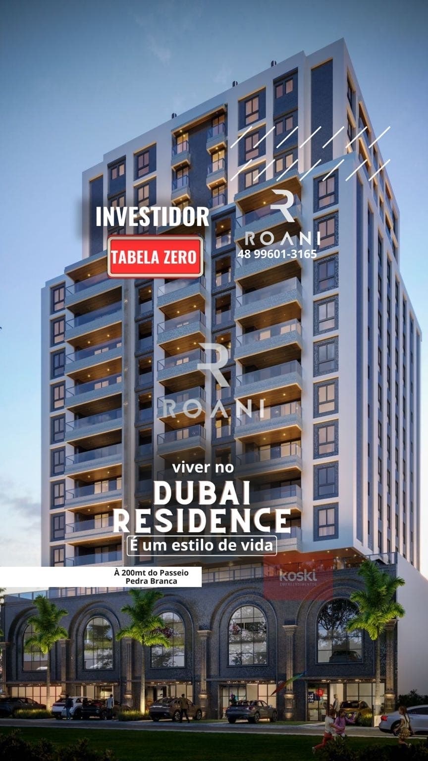 Lançamento Dubai Residence | 3 dormitórios | Frente Passeio