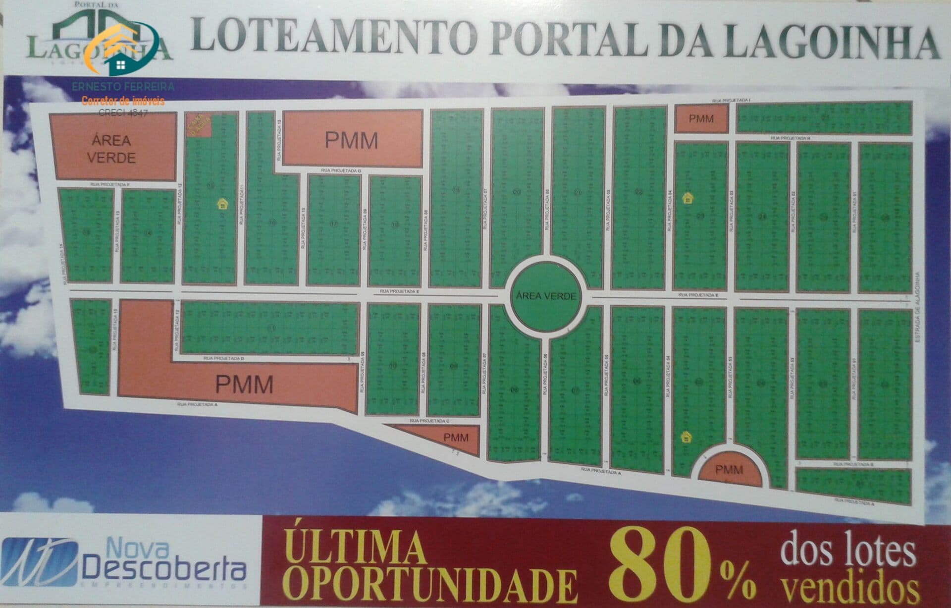 Terreno em Loteamento 02 Lotes juntos no Portal da Lagoinha Abolição IV