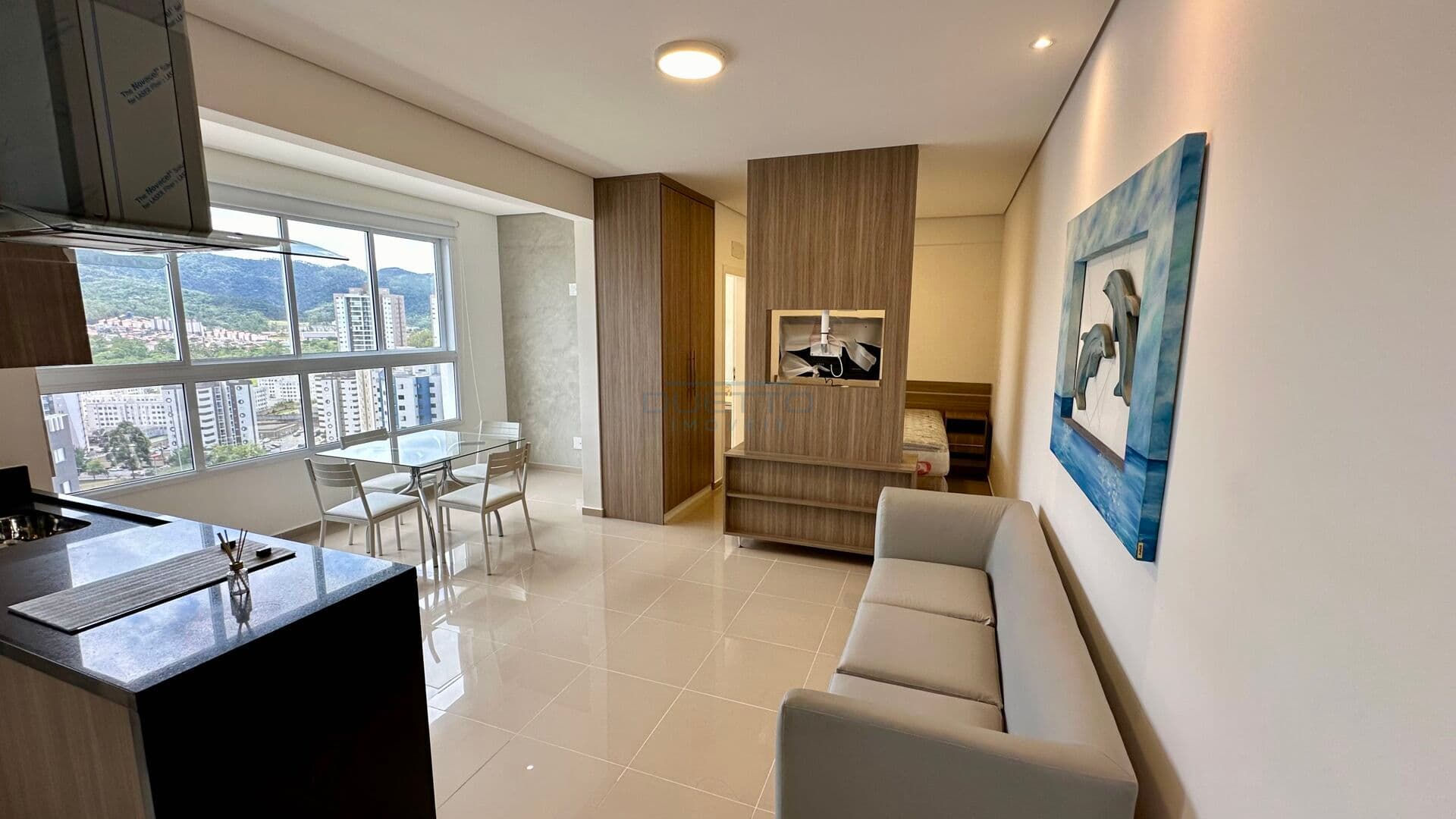 Loft mobiliado de 43,47m², à locação na Nova Mogilar, Mogi das Cruzes - SP