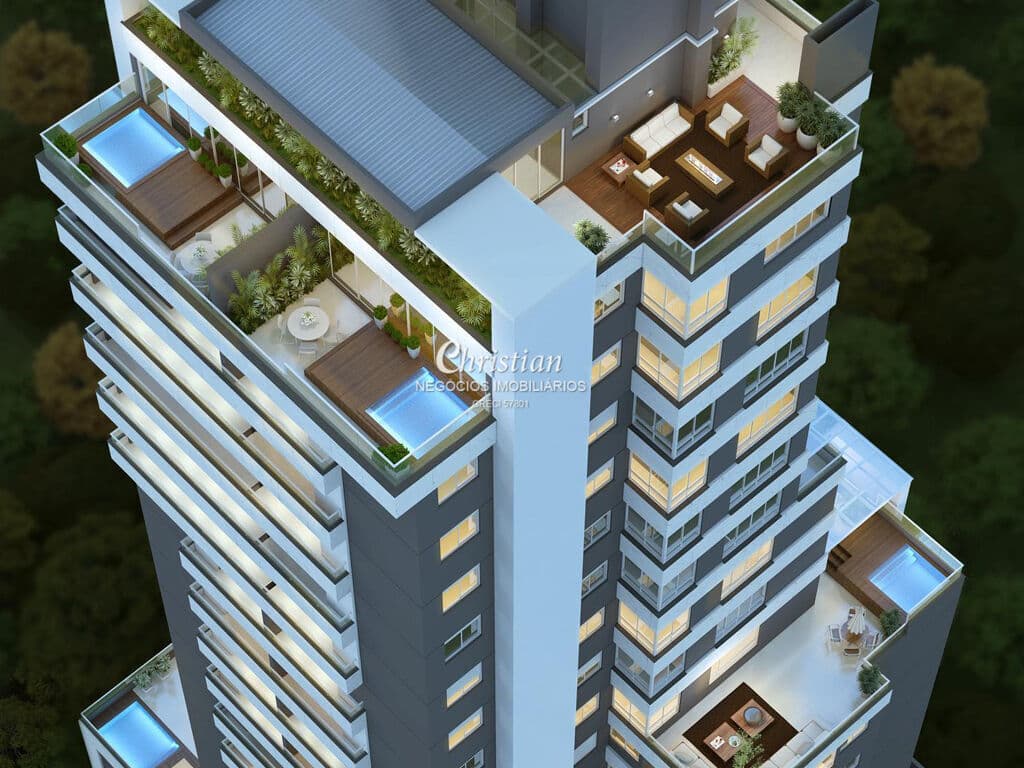 Apartamento 4 dorm (2 suítes) com piscina e depósito