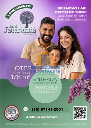 Terreno à venda no bairro Jardim Jacarandá - Salto/SP