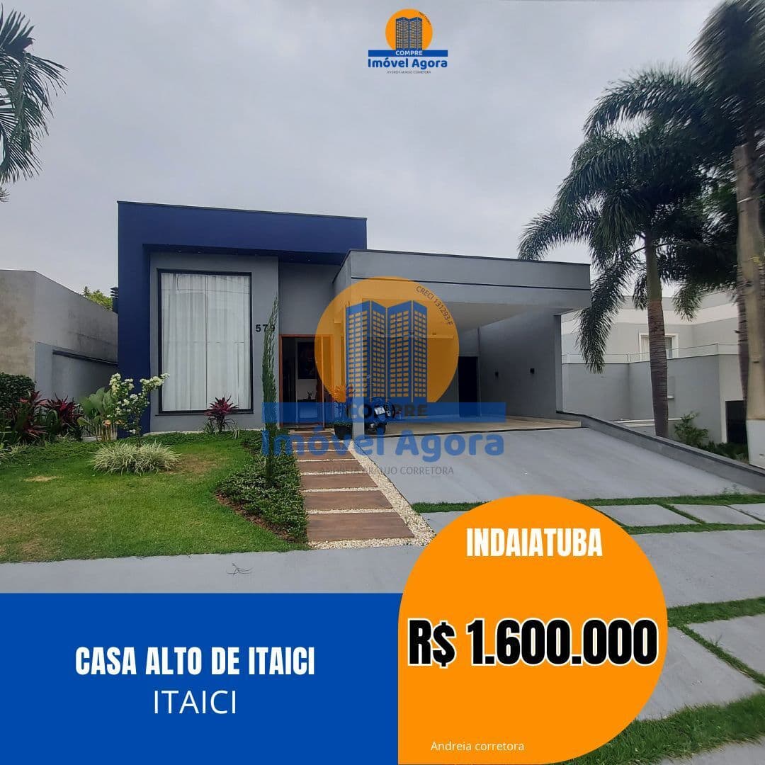 Casa em Condomínio em Jardim Residencial Alto de Itaici, Indaiatuba/SP