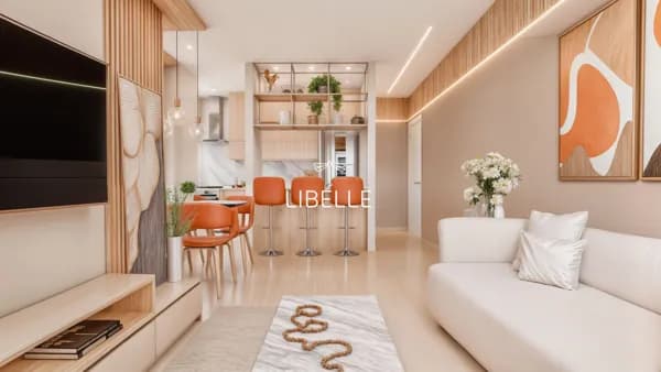 Apartamento 2 quartos em construção na Comercial de Candeias.